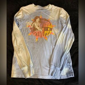 Jimi Hendrix Graphic Long Sleeve Shirt